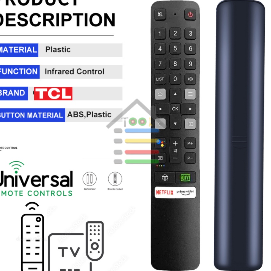 Spesial REMOTE TV TCL LCD LED SMART TV IQIY