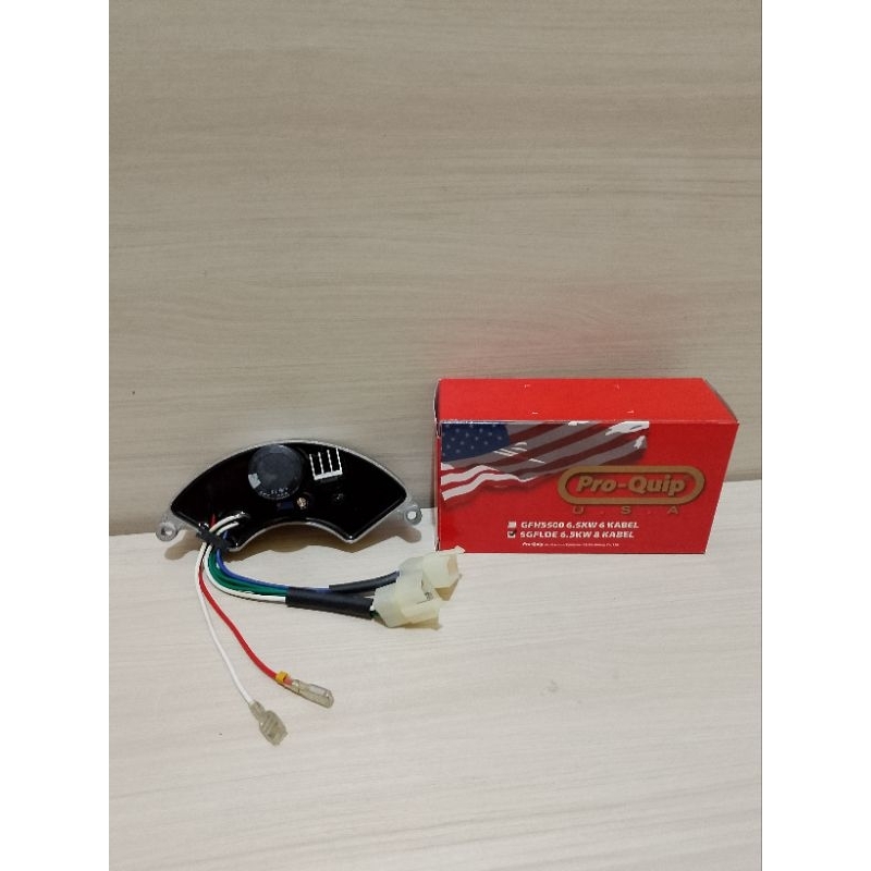 AVR Genset 5000 Watt - 7000 Watt 680 UF 450 VOLT 8 Kabel Alumunium Sabit Merk PRO-QUIP ORIGINAL