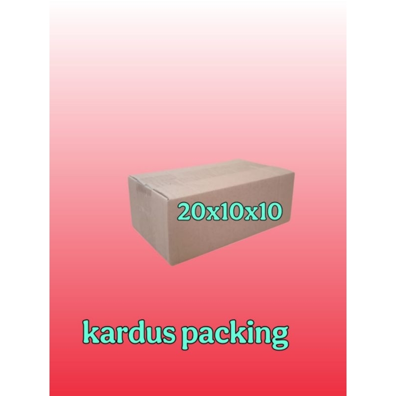 

kardus packing UK 20x10x10 kardus besar kardus kecil
