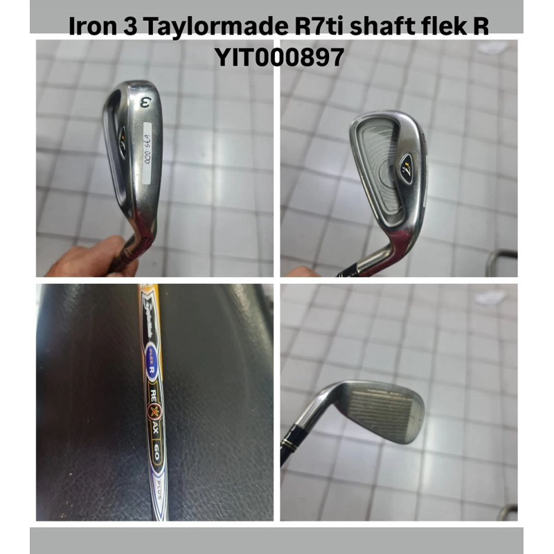 Stik golf Iron 3 Taylormade R7ti  shaft flek R  Bekas second