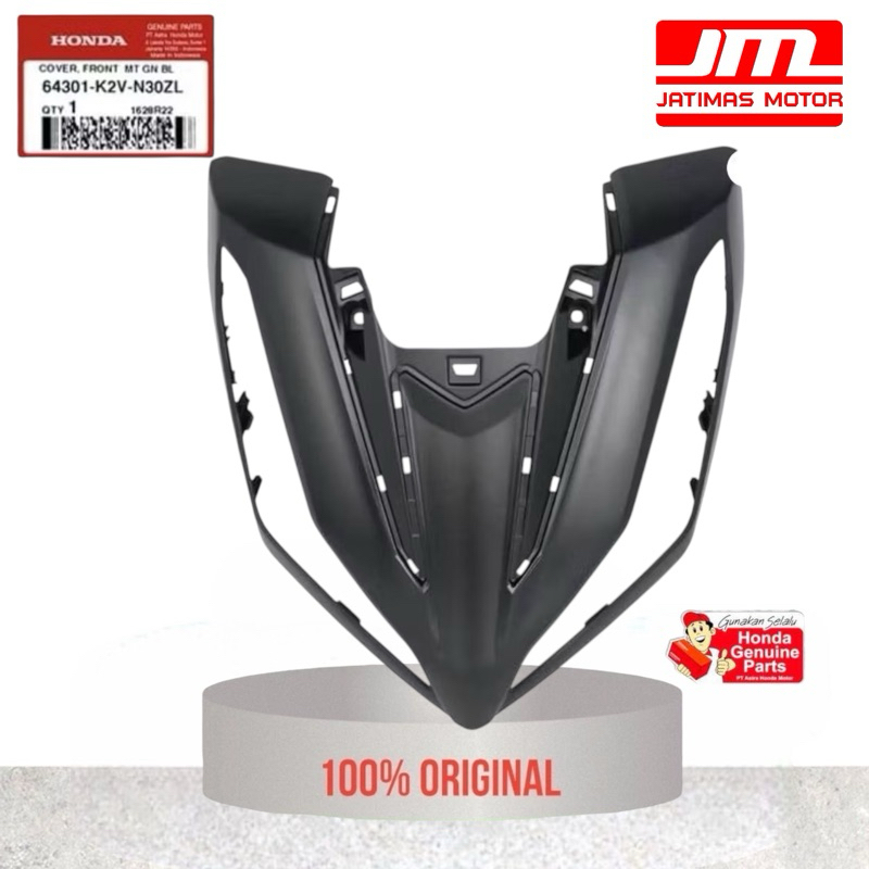 64301-K2V-N30ZL Cover Tameng Depan Hitam Doff Honda Vario 125 eSP K2V