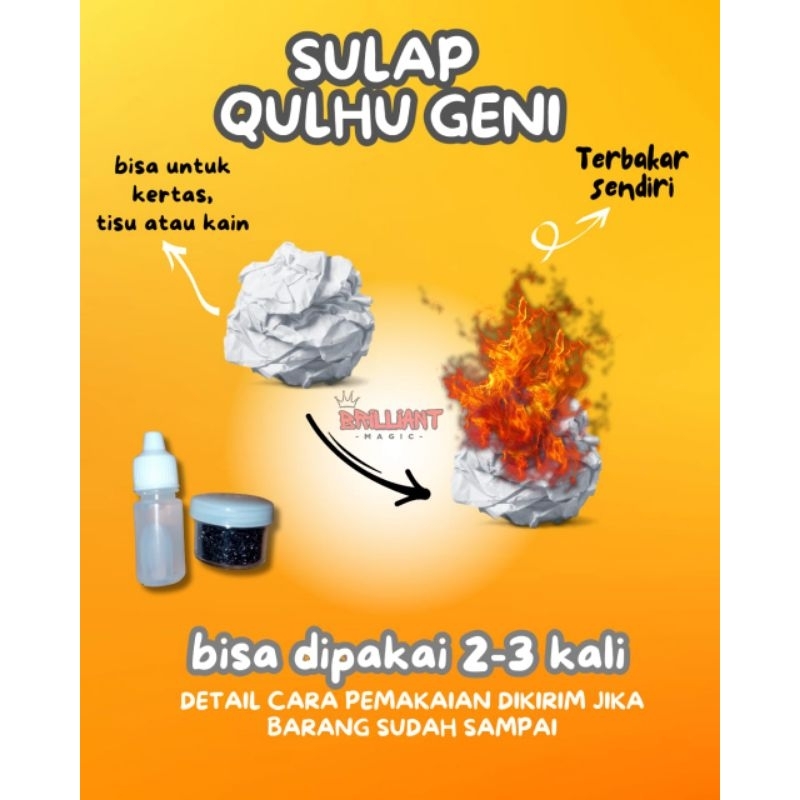 ALAT SULAP BAKAR KERTAS JARAK JAUH - SULAP QULHU GENI