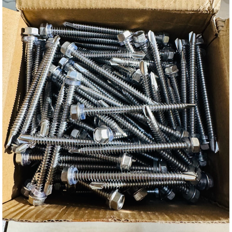 sekrup baja ringan / roofing stainless 14x80