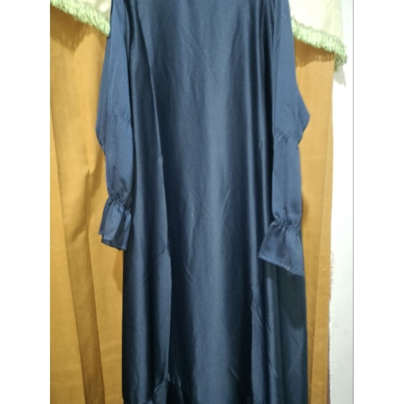 dress satin gamis satin mewah