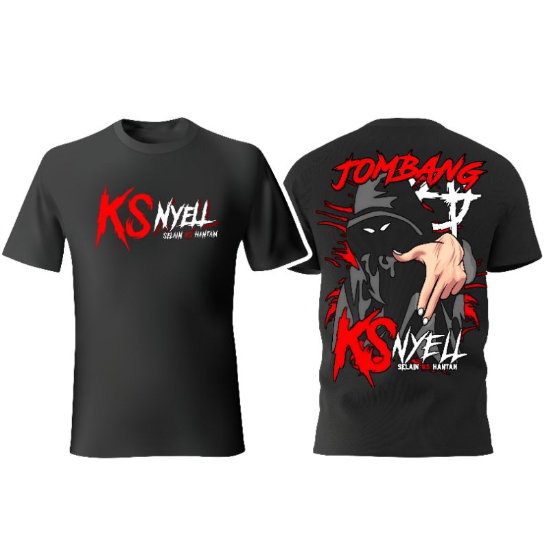 Promo Kaos KS Nyell Jombang | Kera Sakti Perbatasan | Bahan Cotton Combed 24s