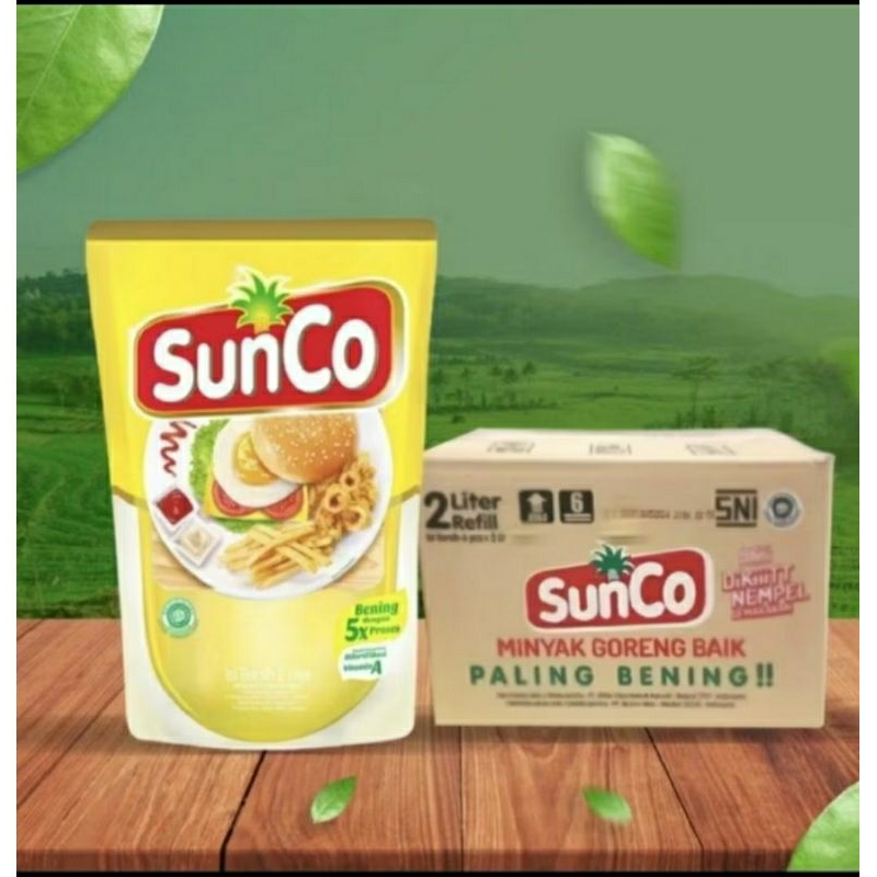 

Minyak Sunco 1 Karton isi 6 pcs 2 literan