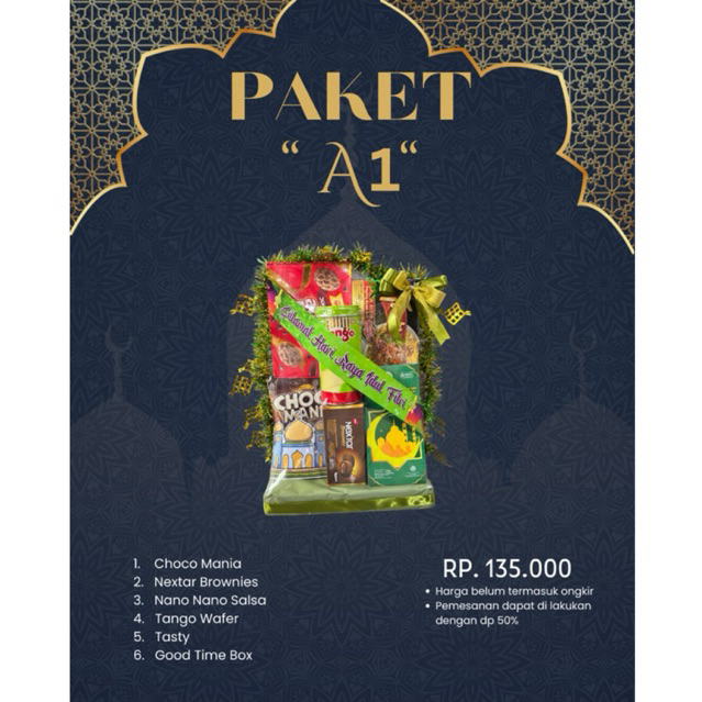 

Parcel Lebaran/ Hampers Lebaran/ Parcel Snack Paket A1