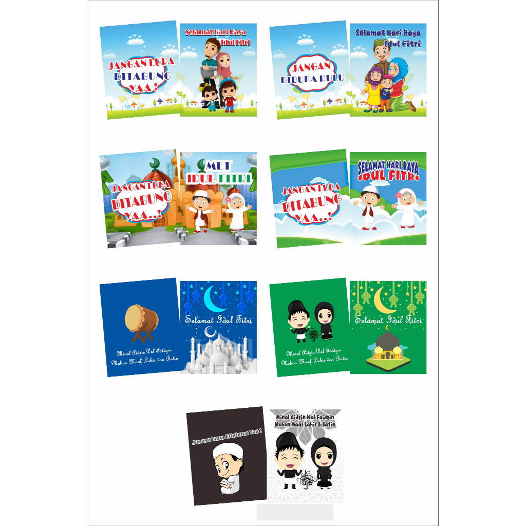 

amplop lebaran kecil tebal desain islami