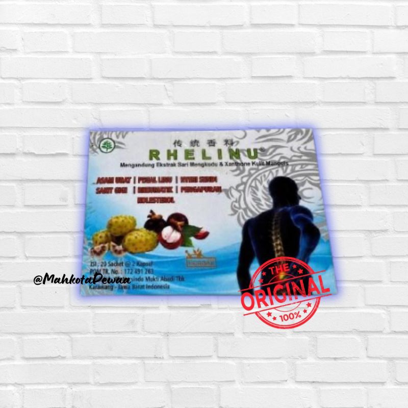

rhelinu//kapsul asam urat//pegal linu//original100%