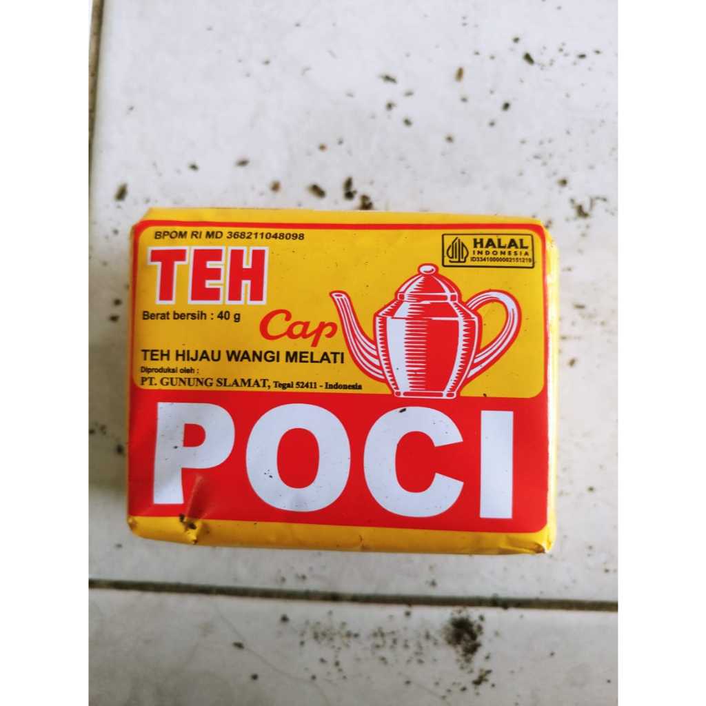 

Teh Poci Kuning Teh Bubuk Wangi Melati 40G