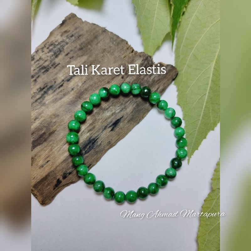 [ Grosir ] Gelang Giok 6mm Giok Burma Asli Import