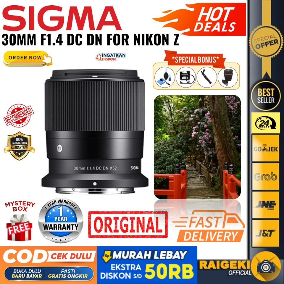 Sigma 30mm f/1.4 DC DN Contemporary APSC 30 mm f1.4 For Nikon Z