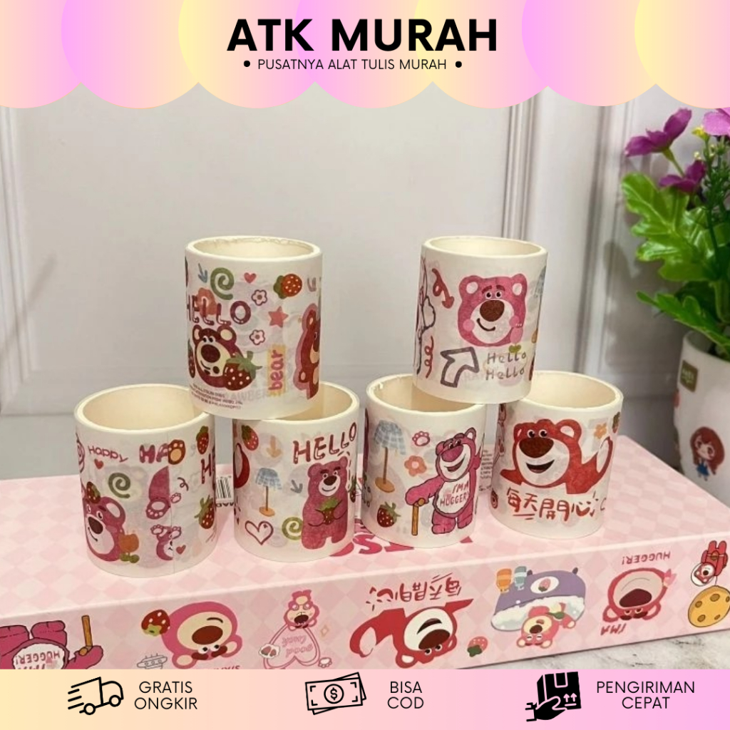 

WASHI TAPE LOTSO 1 SET ISI 6 SOLATIP DISNEY LUCU IMUT TERMURAH COD BISA