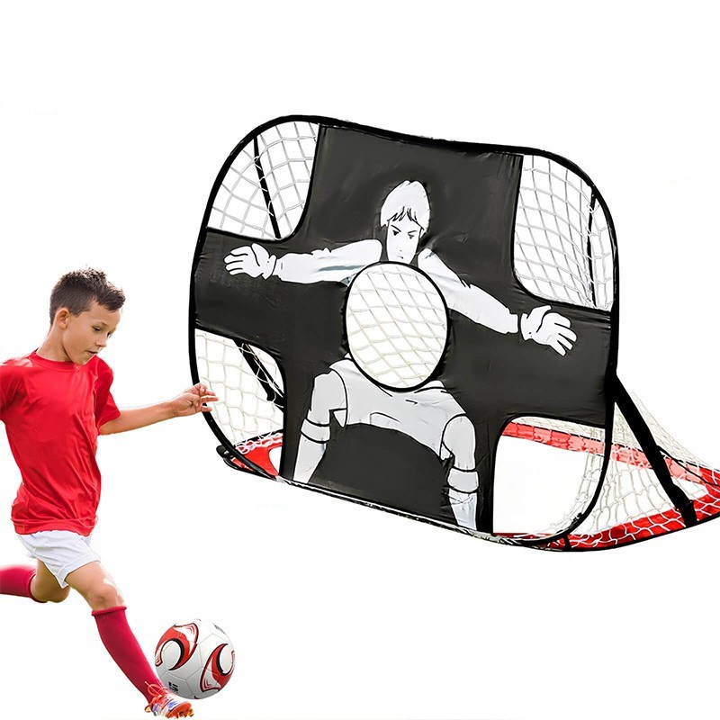 Gawang Sepak Bola Portable Lipat Gawang Bola Mini Anak Indoor & Outdoor -