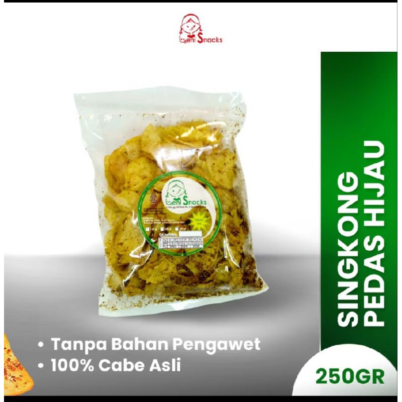 

Leni Snacks Singkong Pedes Hijau 250 Gr Traditional Pack ( BISA COD )