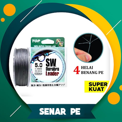 Senar Pancing Kuat & Lentur – Tarikan Mantap, Anti Putus - Casting atau Laut SW  100M