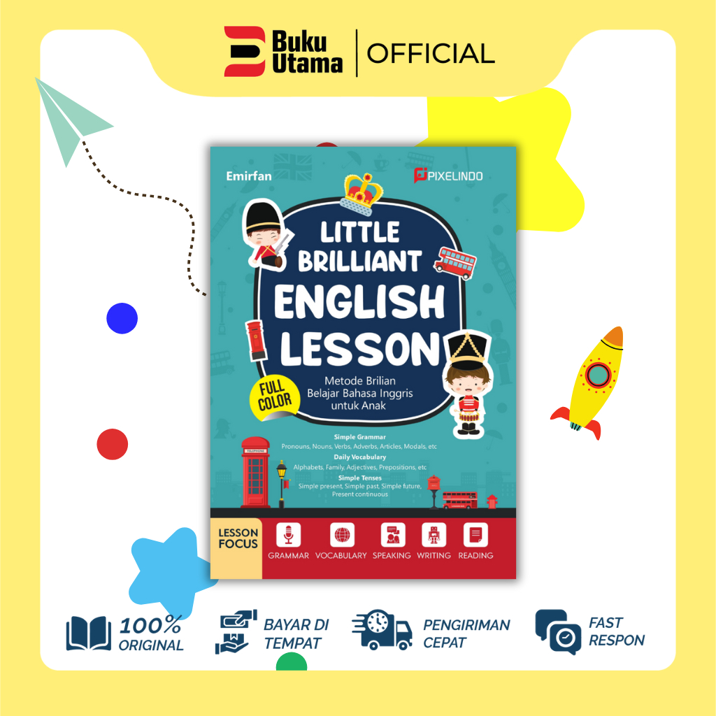 BUKU UTAMA Buku Bahasa Inggris Anak Little Brilliant English Lesson