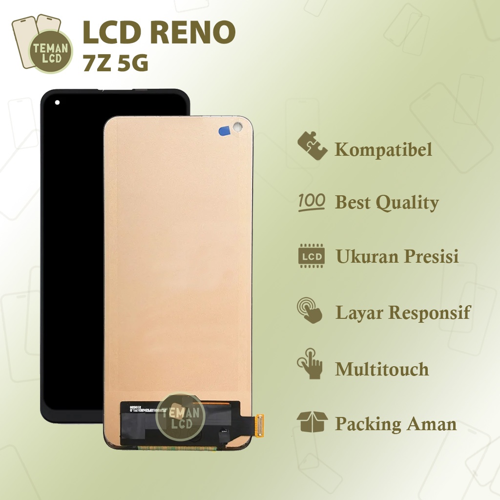 LCD Reno 7z / Reno 8z - Original 100% Fullset Touchscreen