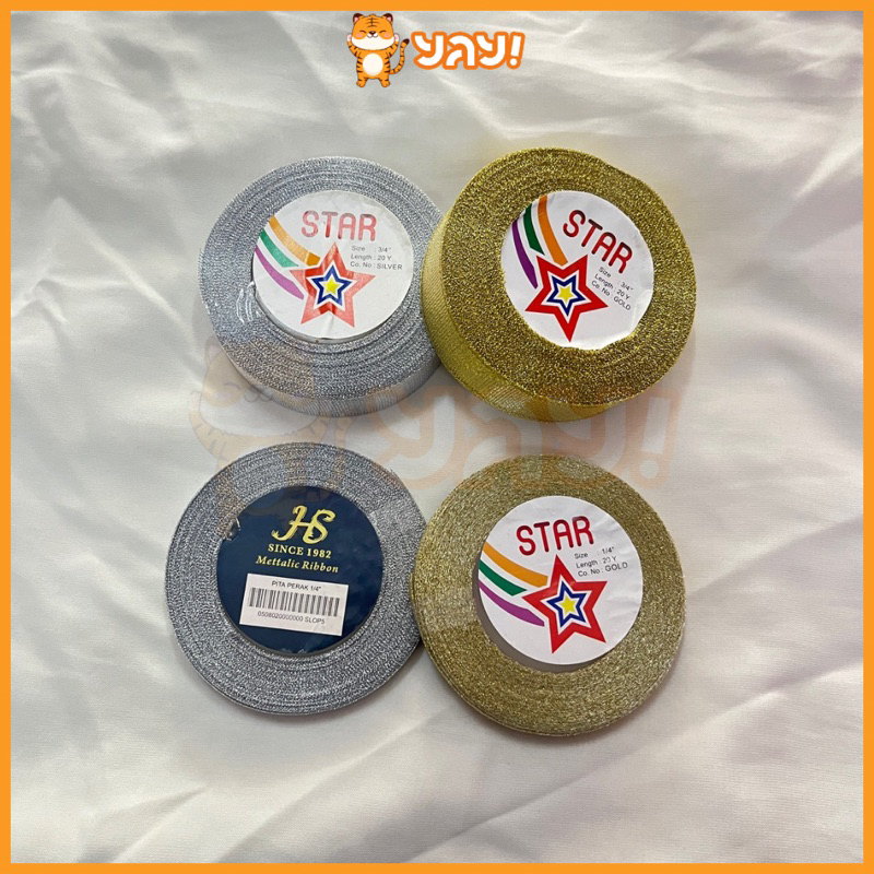 

YAY! PITA ROLL TILE GOLD SILVER / PITA HAMPERS / PITA EMAS PERAK 1/4” / 3/4”