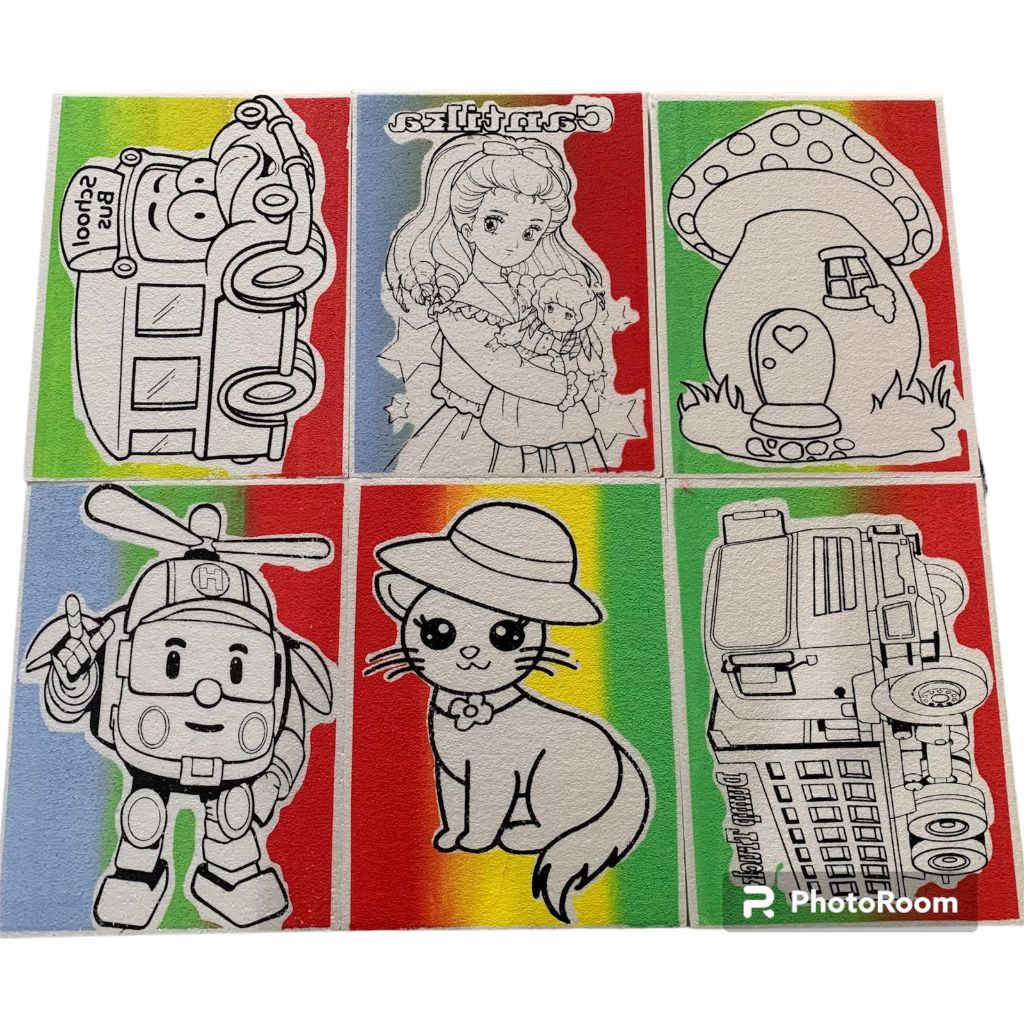 

HLM - (1pcs) Sterofoam Lukis Rainbow uk 30x40 / Sterofoam Mewarnai / Gabus Lukis Pasar Malam