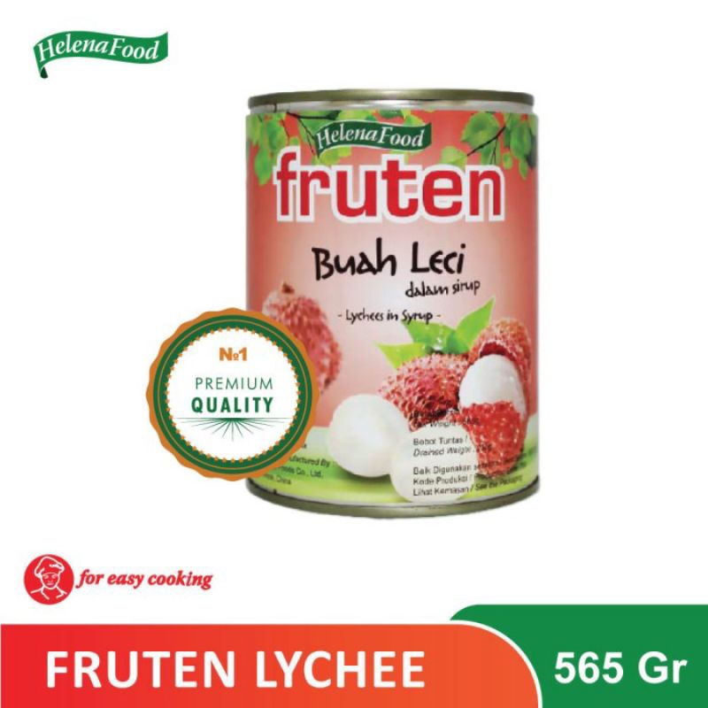

Fruten Buah Leci Kemasan Kaleng- Lychee in syrup 565gr