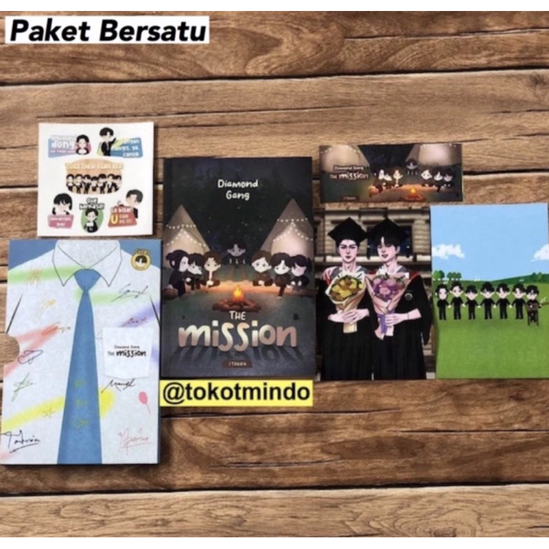 ORIGINAL Novel DIAMOND GANG THE MISSION (Ita Krn Itakrn) Penerbit Akad