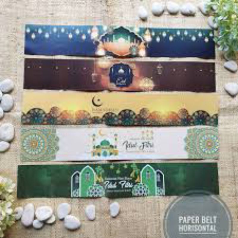 

PAPER BELT LEBARAN IDUL FITRI/PAPER BELT HAMPERS LEBARAN/SELEMPANG IDUL FITRI/SABUK IDUL FITRI/