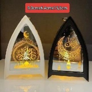 LAMPU LED LENTERA DEKORASI RUMAH TEMA LEBARAN / RAMADAN EID MUBARAK