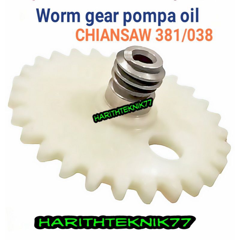 Gear Pompa Oli Stihl Ms 381 Gigi pompa oli mesin pemotong kayu stihl ms 381 mesin chainsaw worm pomp