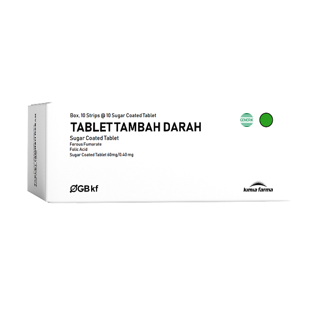 Tablet Tambah Darah Box 100's Tablet Kimia Farma - Obat Anemia
