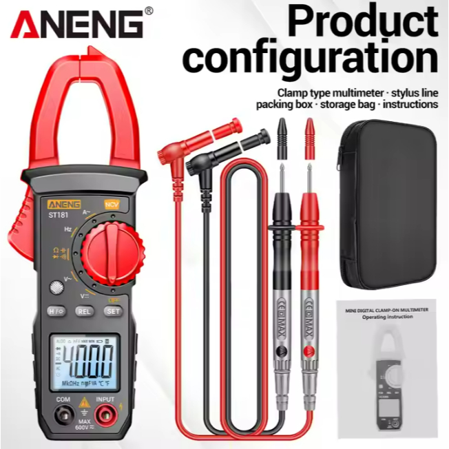 ANENG St181 Multimeter Digital Clamp-On