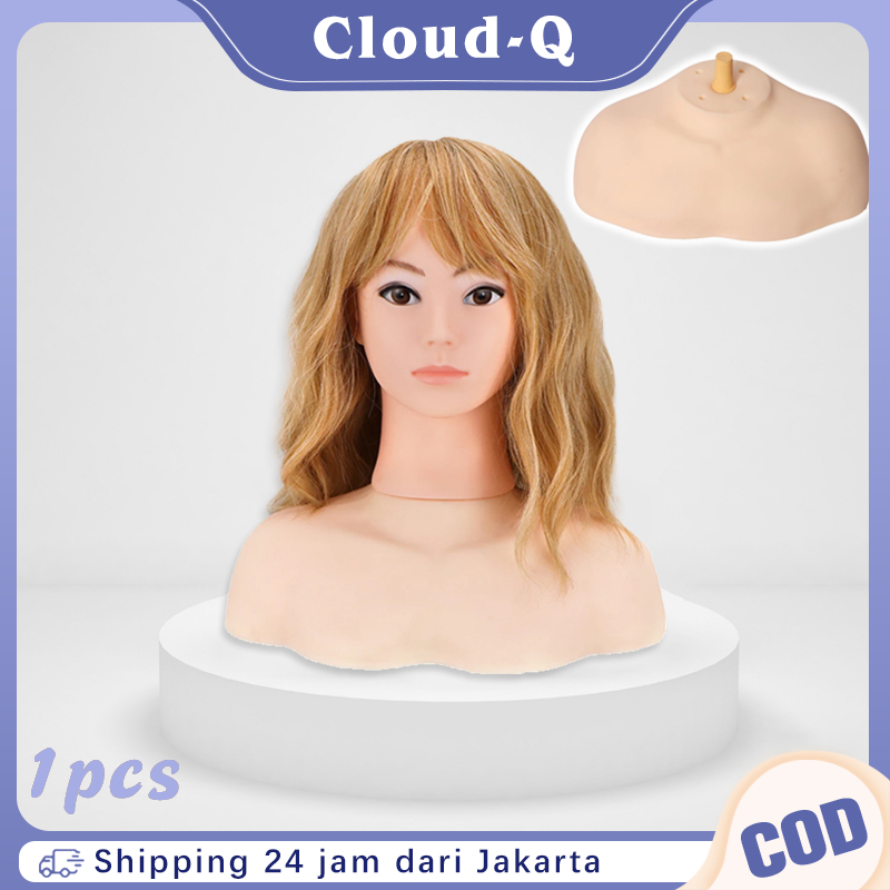Manekin Bahu Salon Prefesional Manekin Bahu untuk Rambut Hairdo Manekin Bahu Rambut