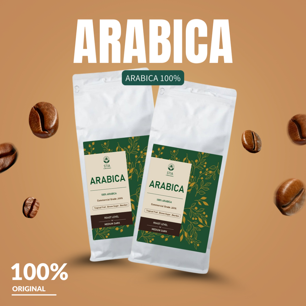 

STIA Biji Kopi 100% Arabica Robusta Blend 1kg Commercial Espresso Based