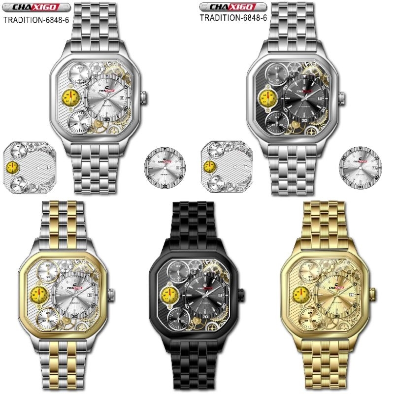 JAM TANGAN CHAXIGO Original Tradition 6848-2