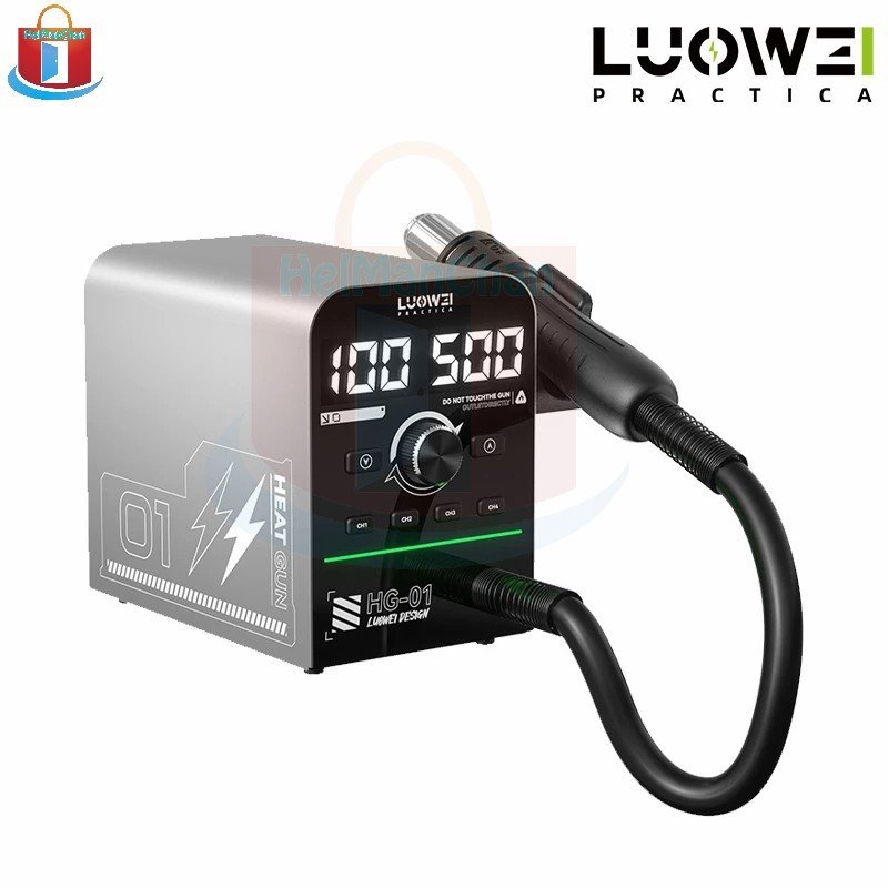 LUOWEI HG-01 Desoldering Station 800W Hot Air Gun Smart Digital