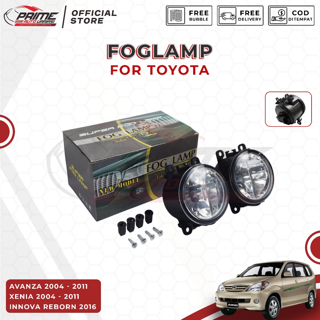 NEW FOGLAMP LED TOYOTA LED FOGLAMP TOYOTA AVANZA XENIA INNOVA REBORN