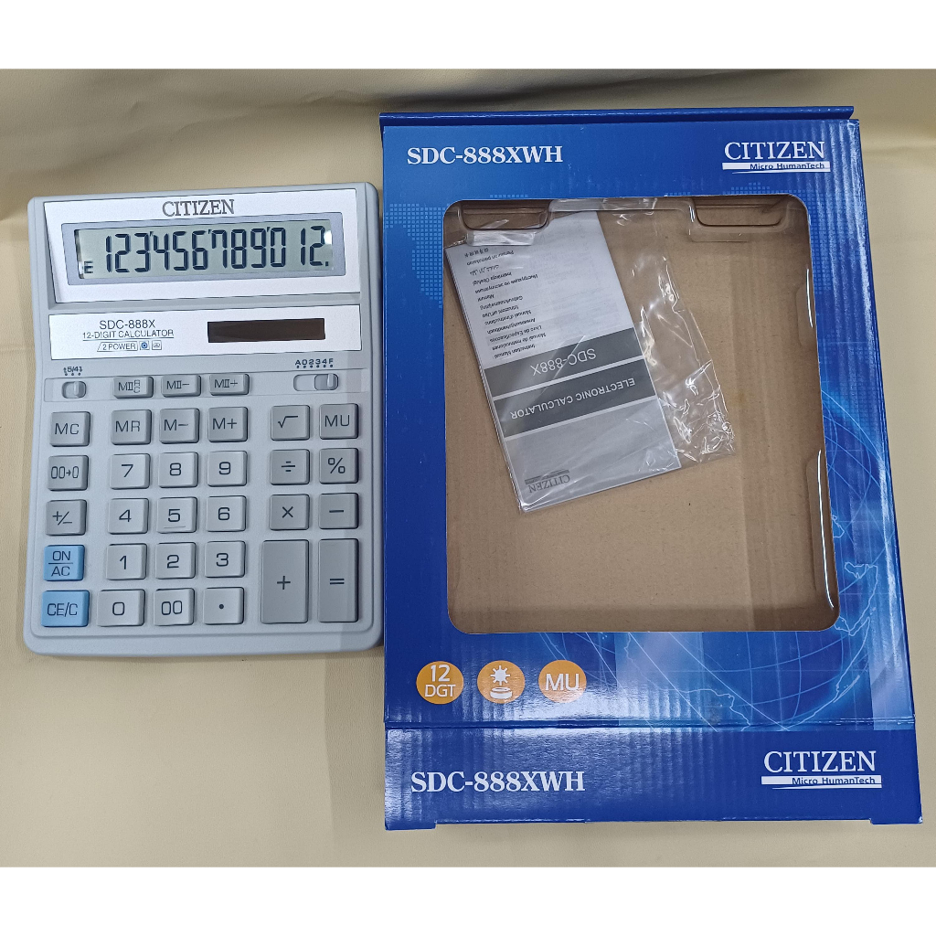 

Calkulator CITIZEN SDC 888 XWH