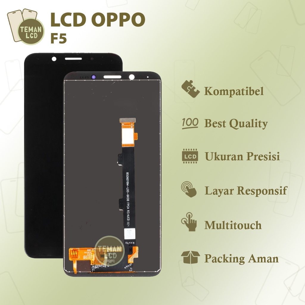 LCD Oppo F5 - Original 100% Fullset Touchscreen