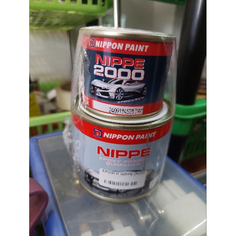 Epoxy Primer Surfacer Nippe 2000 250ml/Nippe Epoxy Abu" / Cat dasar Duco 200cc