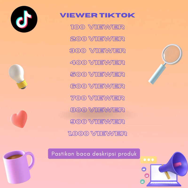 VIEWER LIKE TIKTOK GARANSI