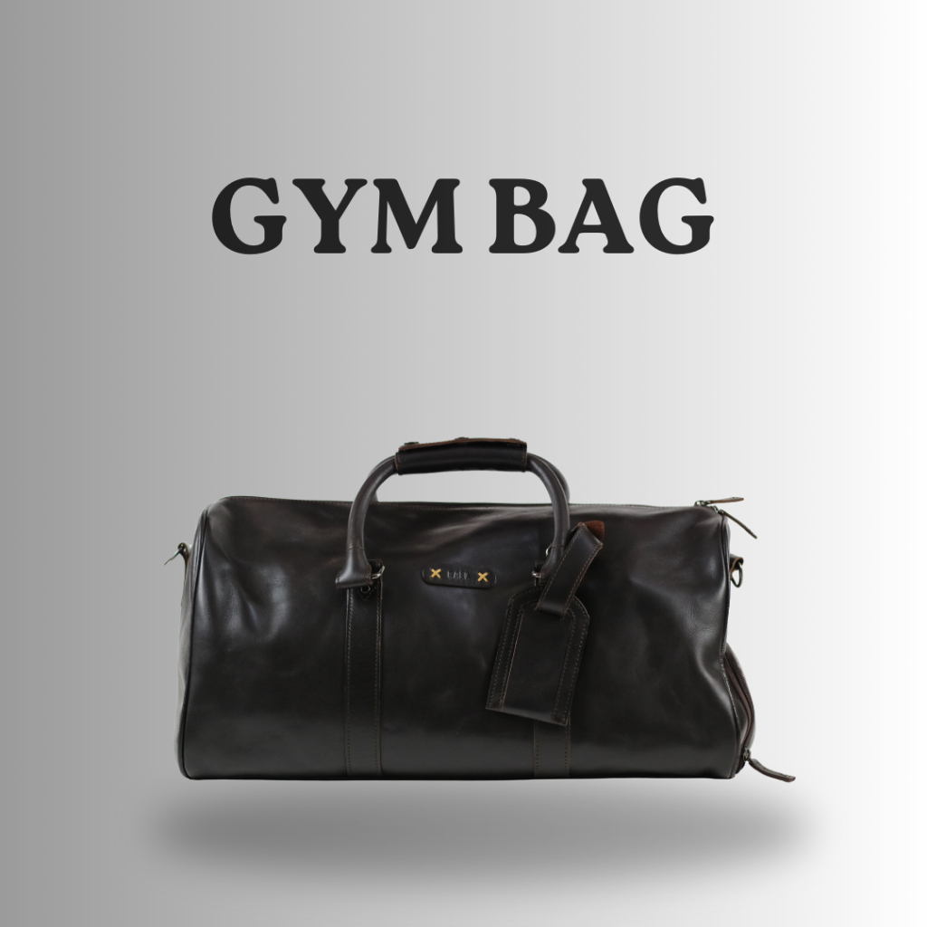 Kael Leather goods-duffle Bag Kulit Asli Manhattan Series – Tas Travel & Gym Pria Premium dari