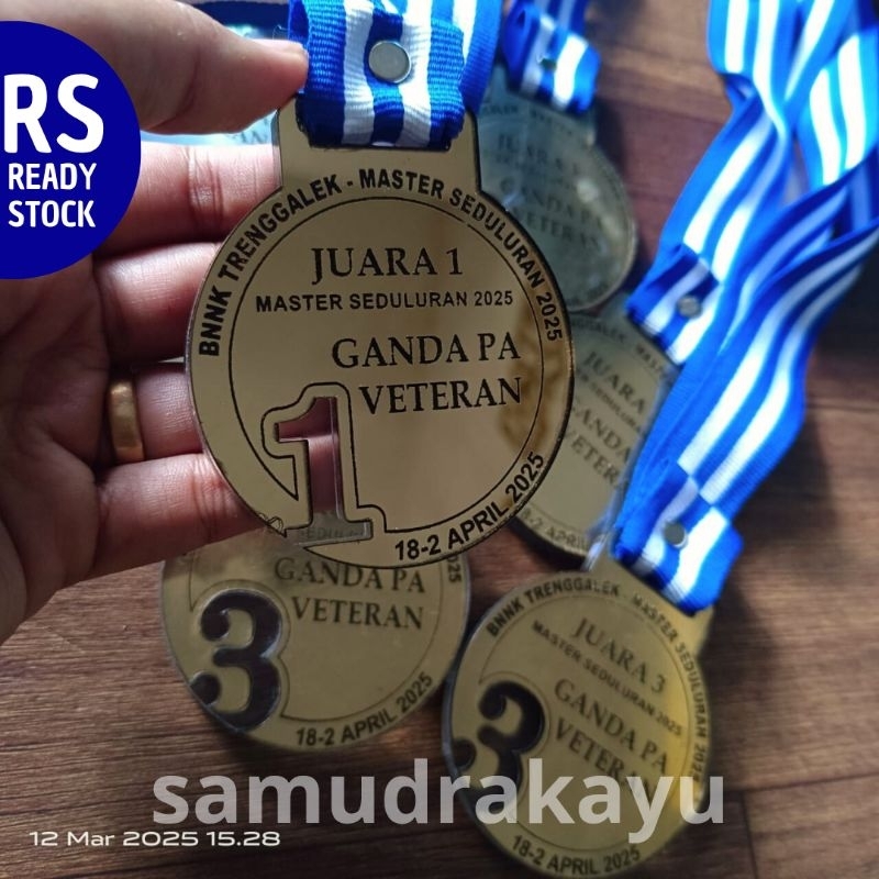 MEDALI AKRILIK CUSTOM|MEDALI WISUDA | MEDALI PERLOMBAAN