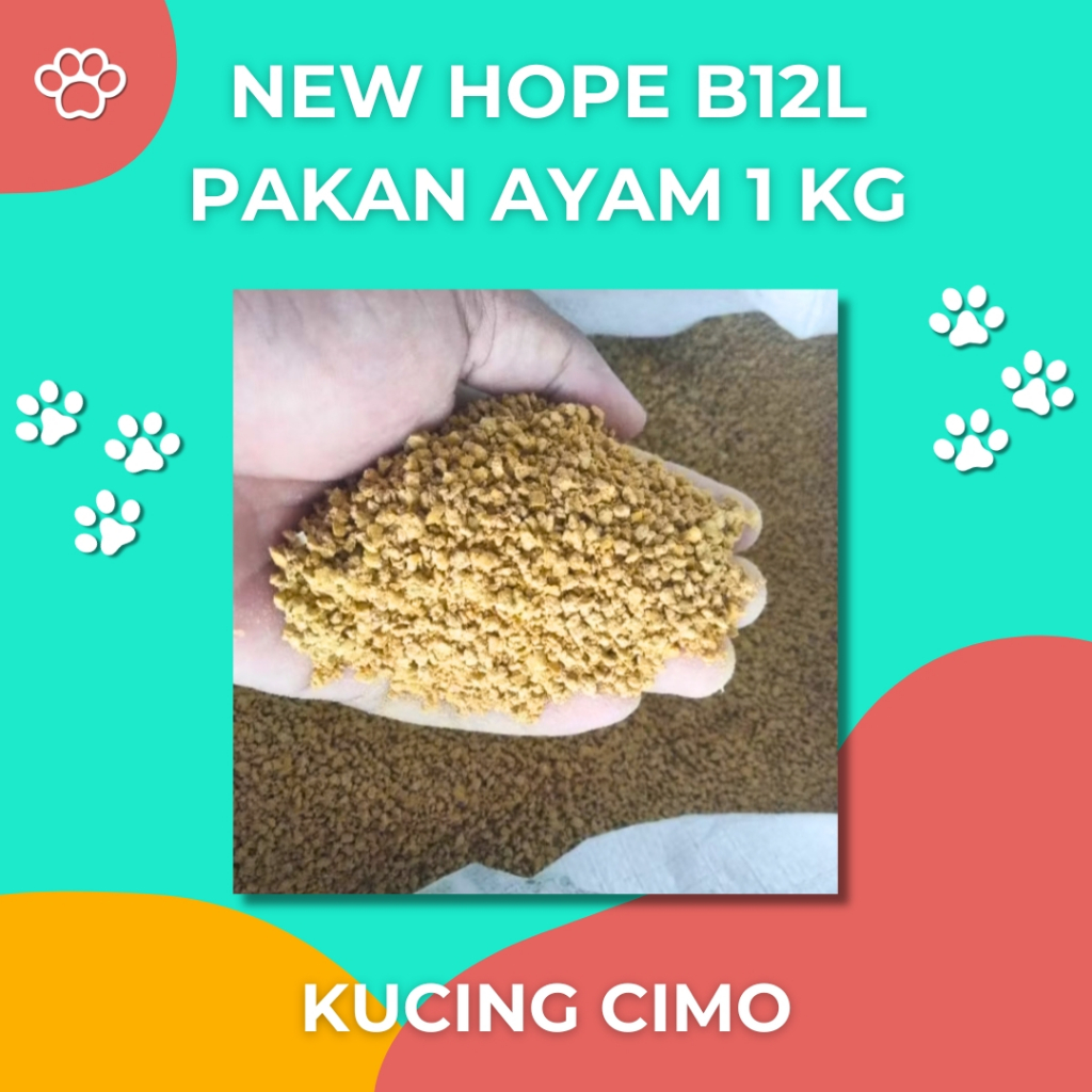 Pur Pakan Ternak New Hope B12L Kemasan 1kg