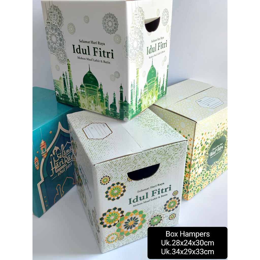

KIKY - KOTAK HAMPERS LEBARAN / BOX PARCEL IDUL FITRI / KARDUS HAMPERS LEBARAN / KARDUS HAMPERS BESAR