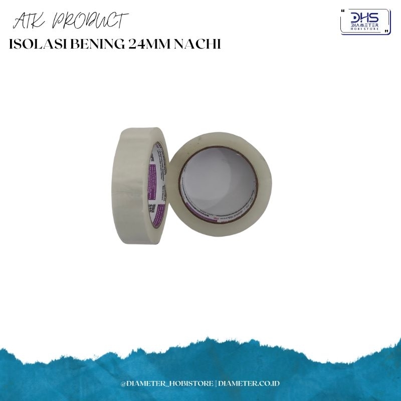 

Isolasi Bening 24mm Nachi