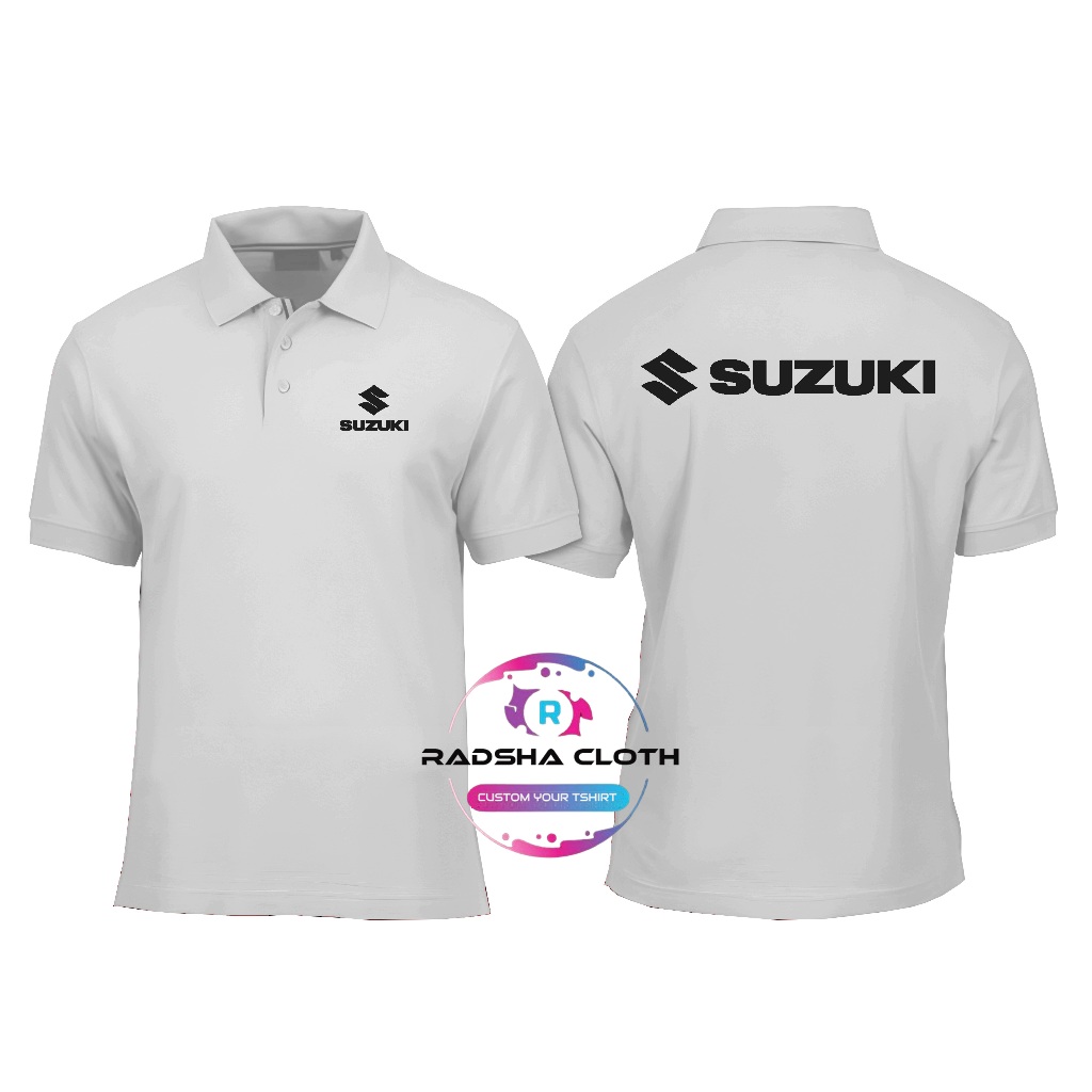 KAOS MODEL POLO KERAH SUZUKI - KAOS POLO SHIRT SUZUKI KEREN - POLO SUZUKI - READY