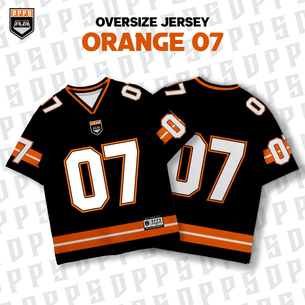 Don't Play Play -  NFL OVERSIZE BLACK 07 Casual Unisex Streetwear Jersey Premium S - XXL