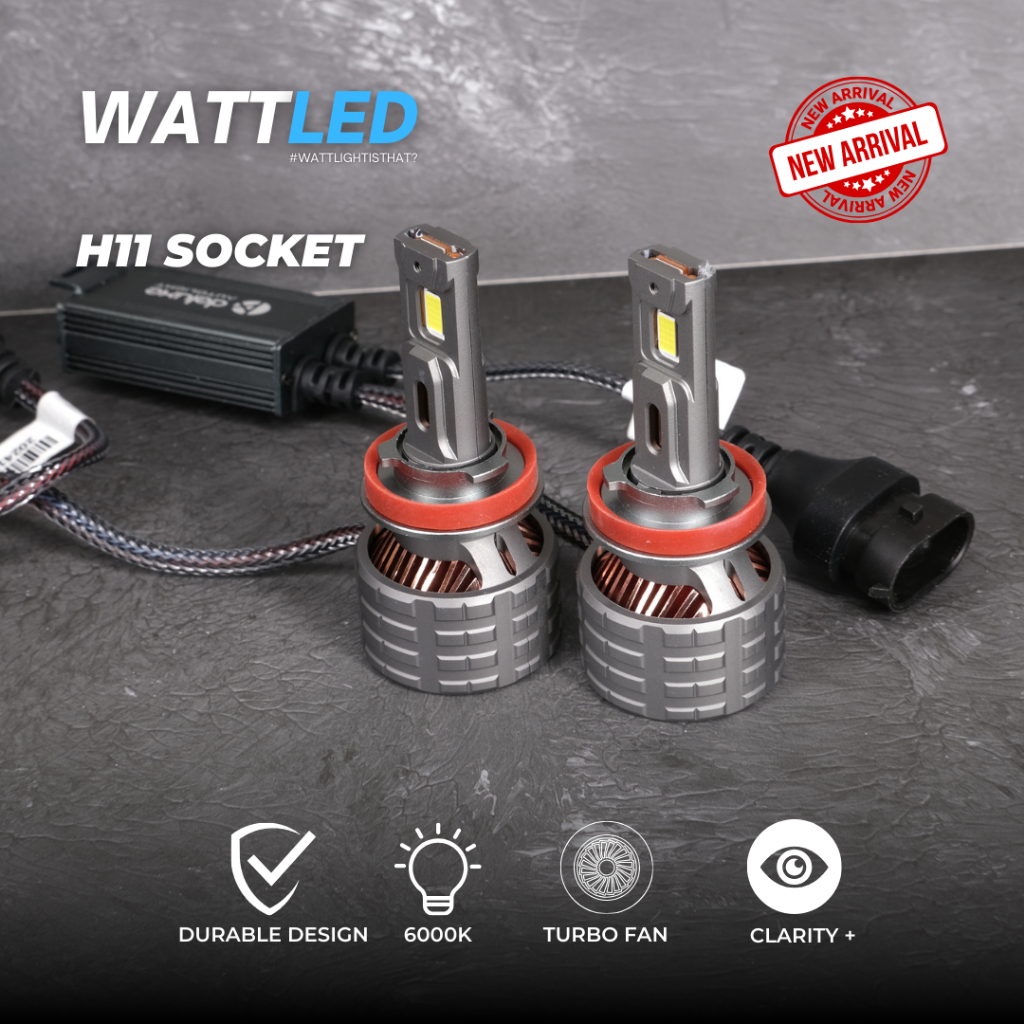 Bohlam LED H11 H4 F750D Deluxe Autolight 6000K 1 Sets