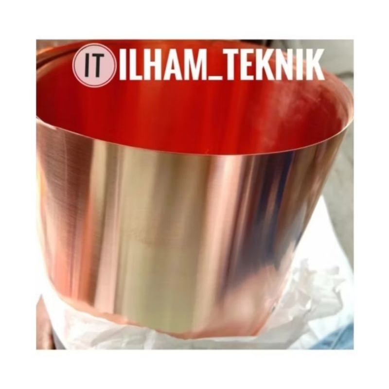 plat tembaga lembaran tebal 2mm x 250mmx1200mm