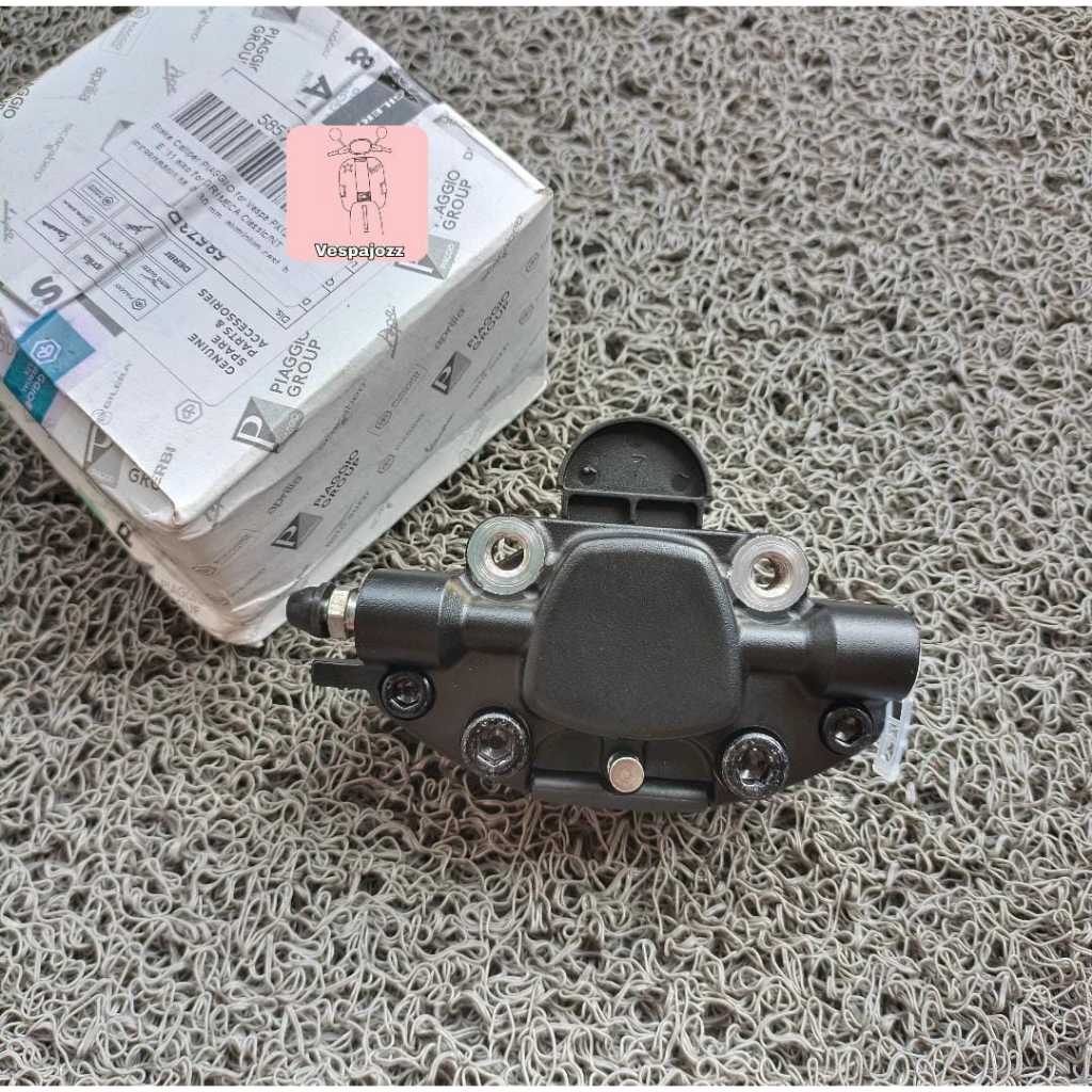 Kaliper Disc Brake Piaggio hitam utk PX & Grimeca